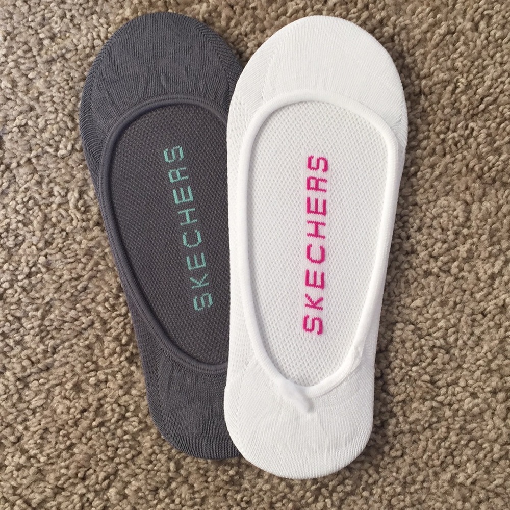 Skechers no show socks - NEW, never worn. 2 pairs